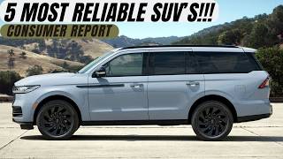 Top 5 Most Reliable Full-Size SUVs of 2024 \u0026 2025: Chevy Suburban, Ford Expedition, GMC Yukon...