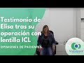 Operación de la vista con lentilla ICL