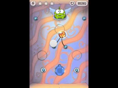 Cut The Rope 5–17 – Walkthrough/Solution (Valentine Box) – Level Guide.