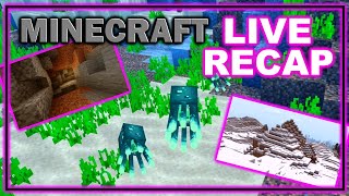 Minecraft Live 2020 Recap! Caves and Cliffs Update and Glow Squid! (Minecraft 1.17)