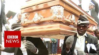 Funeral dancers for hire- BBC News