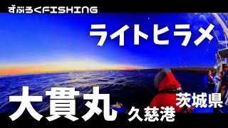 ライトヒラメ　大貫丸　茨城県　久慈港　【2023/12月上旬】