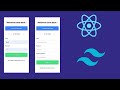 Build a react authenticate Sign In/Up UI with slide animation using React and tailwindcss