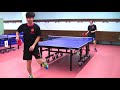 【ラージ対決】ttsタカハシのテンチョマンvsぐっちぃ【卓球知恵袋】table tennis