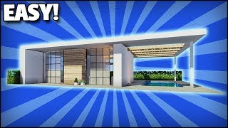 Minecraft: How To Build A Small Modern House! - Easy Tutorial (How To Build A Modern House 2018)