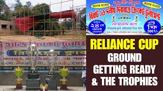 BAGJOLA RELIANCE CUP 2025 🏆 (Shorthand Cricket) । Ground Getting Ready \u0026 Trophies