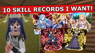 [SAOIF] 10 SKILL RECORDS THAT I DON'T HAVE BECAUSE BANDAI HATES ME