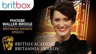 Phoebe Waller-Bridge on How Hornets Fixed a Fleabag Plothole in Acceptance Speech | Britannia Awards