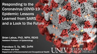 UNLV School of Public Health seminar: Responding to Coronavirus (COVID - 19)