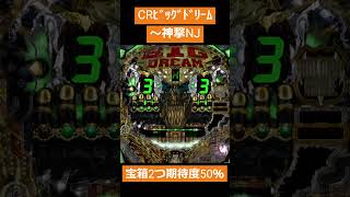 CRﾋﾞｯｸﾞﾄﾞﾘｰﾑ～神撃NJ　宝箱2つ期待度50％