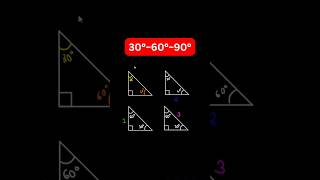 30-60-90 Triangle! #math #maths #mathematics #shorts