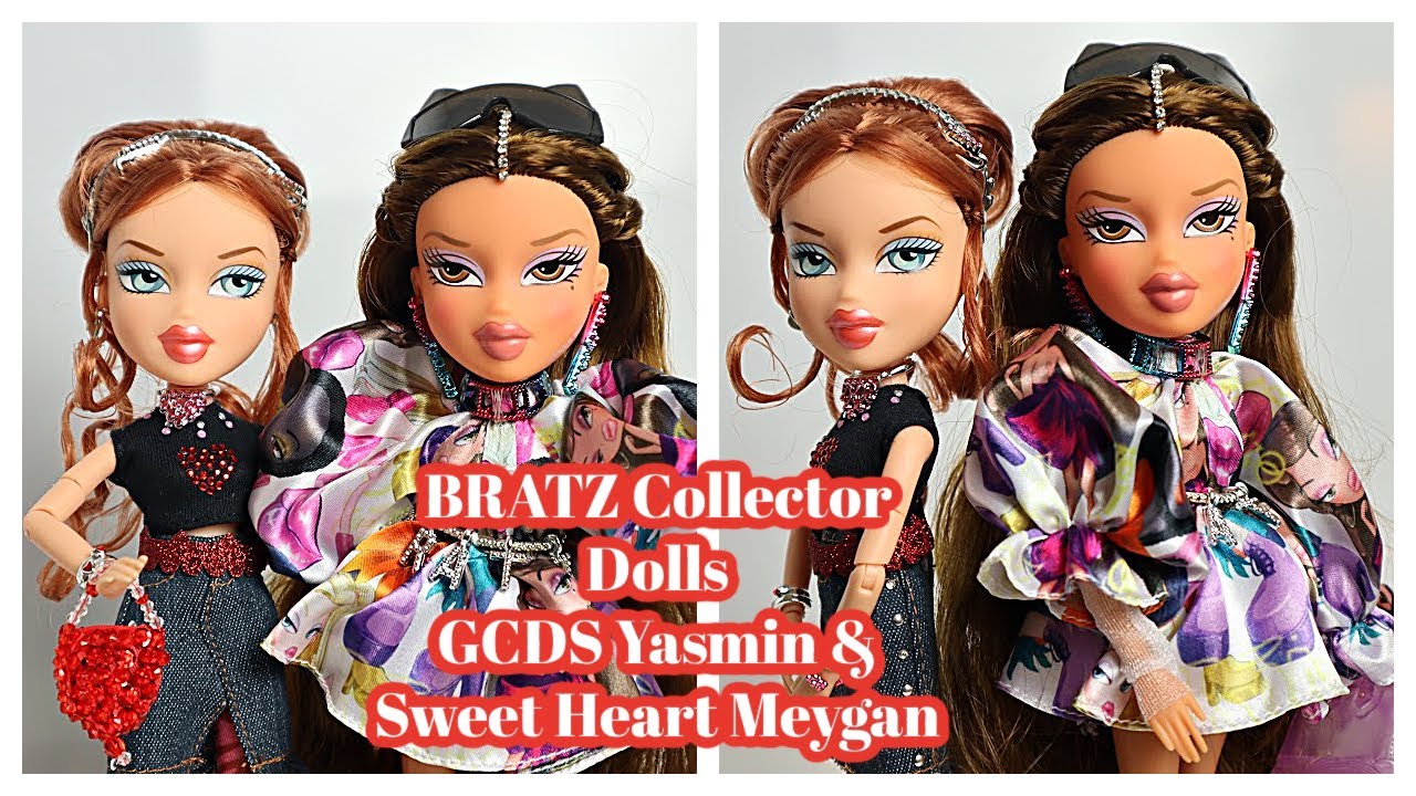 BRATZ Collector Dolls Review | Sweet Heart Meygan & GCDS Yasmin - YouTube