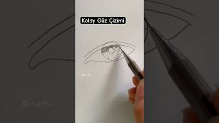 Kolay göz çizimi #drawing #gözçizimi