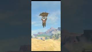 No Paraglider? No Problem! How to not take fall damage #zelda #shorts #botw #nintendo