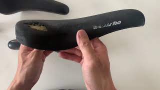 fixing / restoring 3x selle italia turbo saddles for bicycle