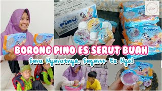 Mama Salzha Borong Pino Es Serut Buah, Mas Zhafran Kehausan Pulang Sekolah