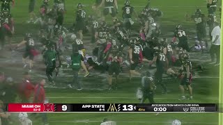 App State celebrate Cure Bowl win by sliding across the field 🤣 | ESPN College Football