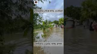 পানিতে বিপ'র্য'স্ত কুমিল্লার লাকসাম এলাকা ##shorts #flood #floodcrisis #cumilla #comilla