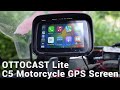 Ottocast Lite C5 | Motorcycle travel essential equipment - waterproof and anti-theft screen