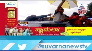 Comedy Actor Brahmanandam Campaigning For Dr.K Sudhakar At Chikkaballapur