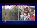 farmers protest demanding to release water for irrigation through srsp canal v6 news