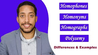 homophones homonyms homographs and polysemy | difference and examples