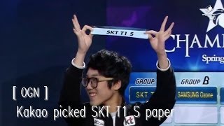 [ OGN ] Kakao picked SKT T1 S paper