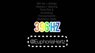 396 Hz •• Energy Cleanse / Opening Third Eye \u0026 Increasing Transcendental Meditation Skills