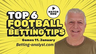 FOOTBALL PRO BETTING PICKS X6 FOR THE WEEKEND JANUARY 11