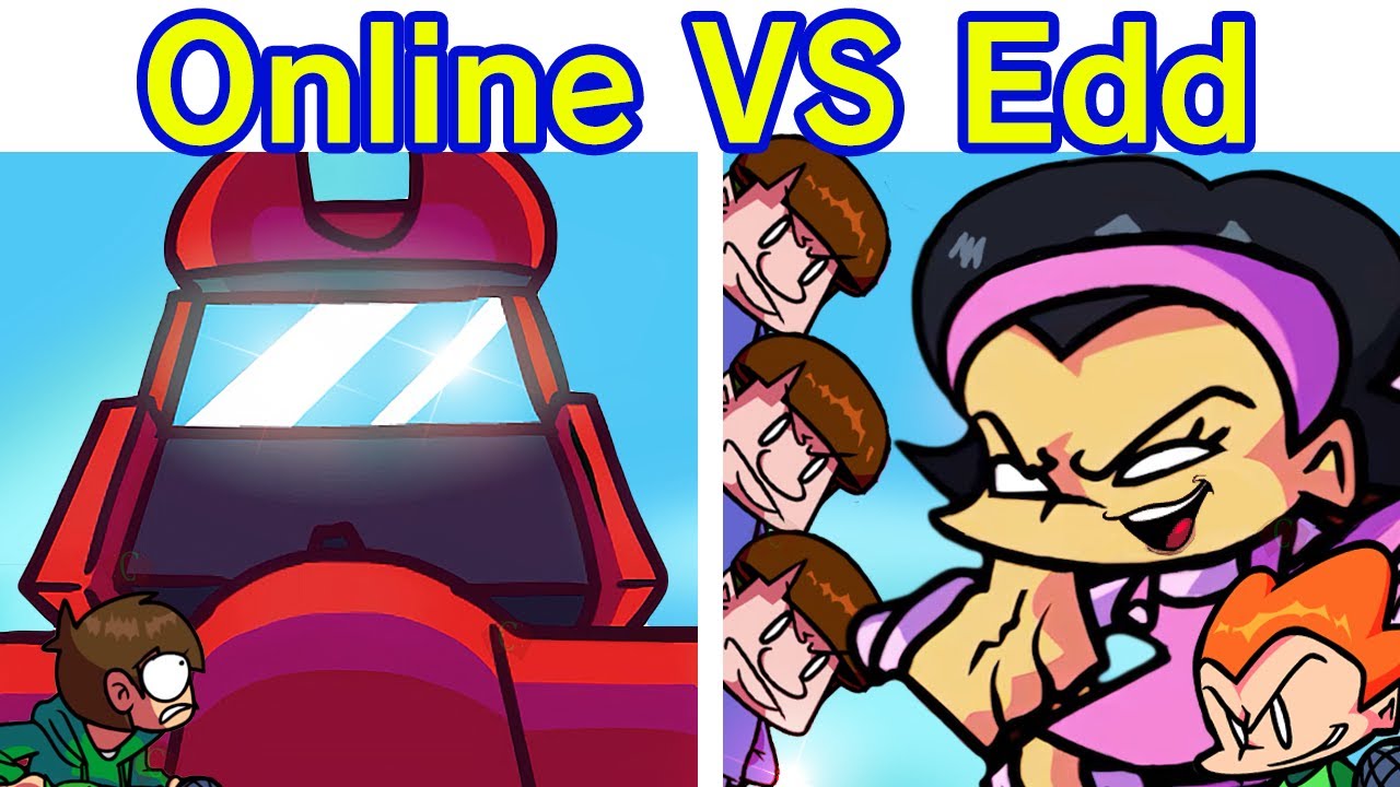 Friday Night Funkin' Online VS Edd, Tord & Uberkids (FNF Mod/Hard/Unfair) (Pico's School/Eddsworld)