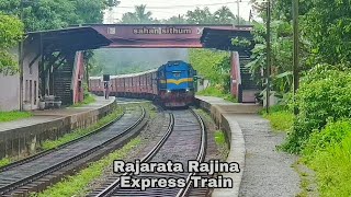 Rajarata Rajina Express Train Passing Walpola Railway Station