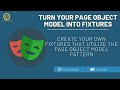 Playwright - Turn Page Object Model Pages into fixtures