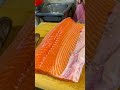 Perfectly Trimmed Salmon for Sushi – Watch the Master at Work! #salmon #sushi #sashimi