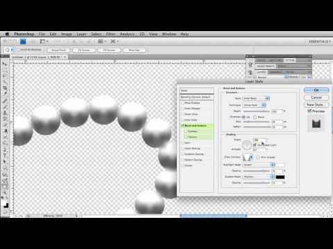 How to Make Pearls in Photoshop using a brush and layer styles How to Make Pearls in Photoshop using a brush and layer styles
