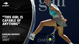 Karolina Muchova's Incredible Tweener | 2023 US Open