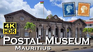 Mauritius Postal Museum , Port Louis 💖 Blue Mauritius in 4K HDR ( UHD ) Dolby Atmos 👀  walking tour