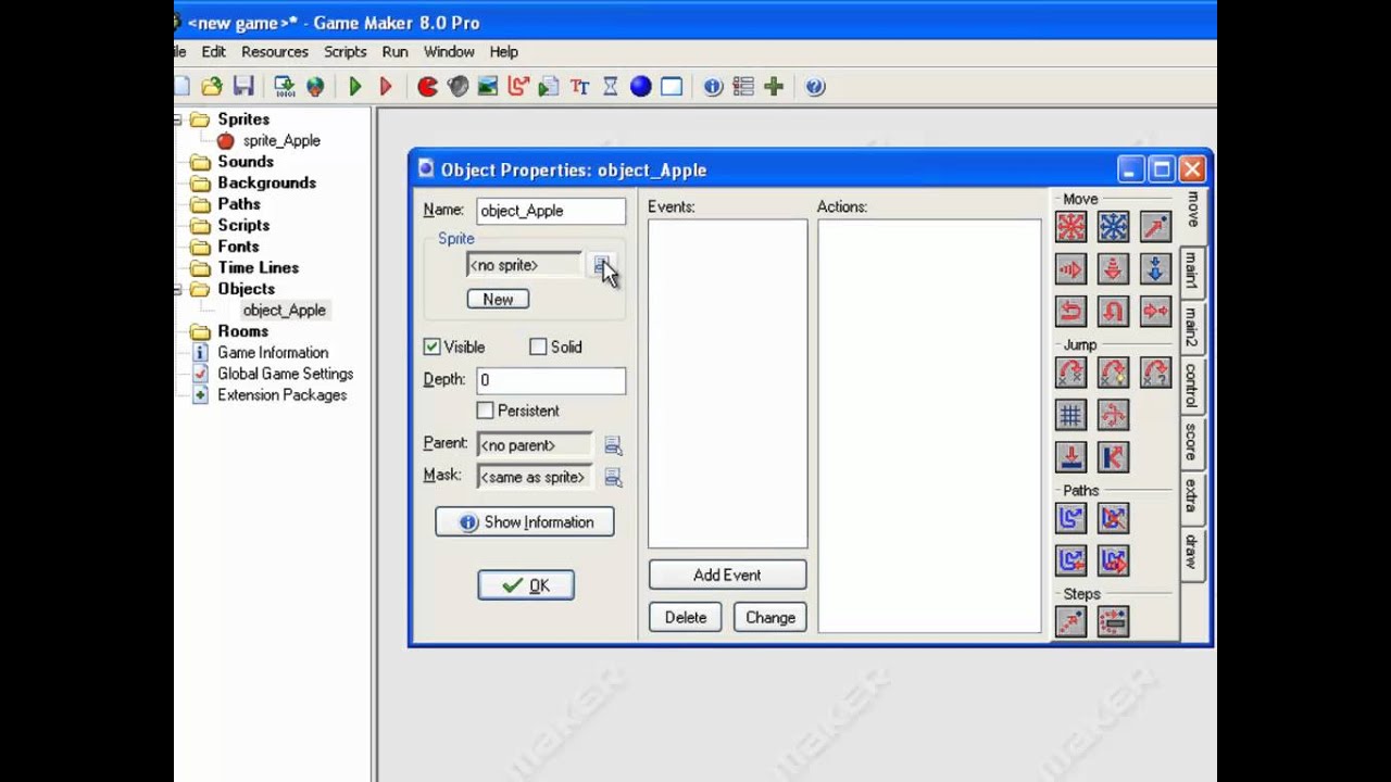 Gamemaker Creating Sprites And Objects Youtube