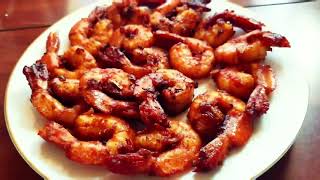 prawns fry ඉස්සො බැදුම