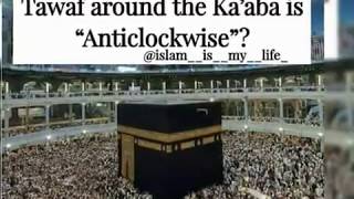 Do you know why the tawaf around the kaba is anti clockwise ?