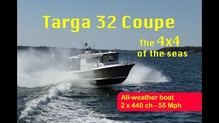 Targa 32 Coupe - Incredible all-weather boat - Yacht tour and review