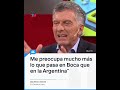 Mauricio Macri se metió en crítica situación en la que está Boca y apuntó a Riquelme