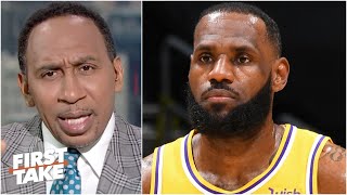 Stephen A. and Max react to LeBron saying he won't ever get back to '100 percent' again | First Take