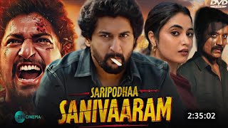 Saripodhaa Sanivaaram New (2024) Full Movie Hindi Dubbed Reaction | Nani New Movie | South Movie