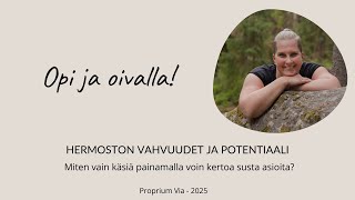 ✨ Opi ja oivalla - Hermoston vahvuudet ja potentiaali