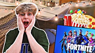 I BUILT AN EPIC HIDDEN FORT IN MY HOUSE!!