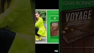 #shorts Anushka sen💞💞💞New WhatsApp status with chocolate song \u0026 Same colour dress♥️💫🎀#shortsfeed♥️💫🎀