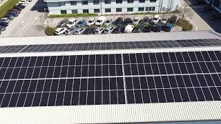 Drone gen.energy visione ampia su terzo impianto fotovoltaico