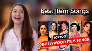 Top 100 Best Bollywood Female Item Songs Of All Time Reaction | Hindi Item songs