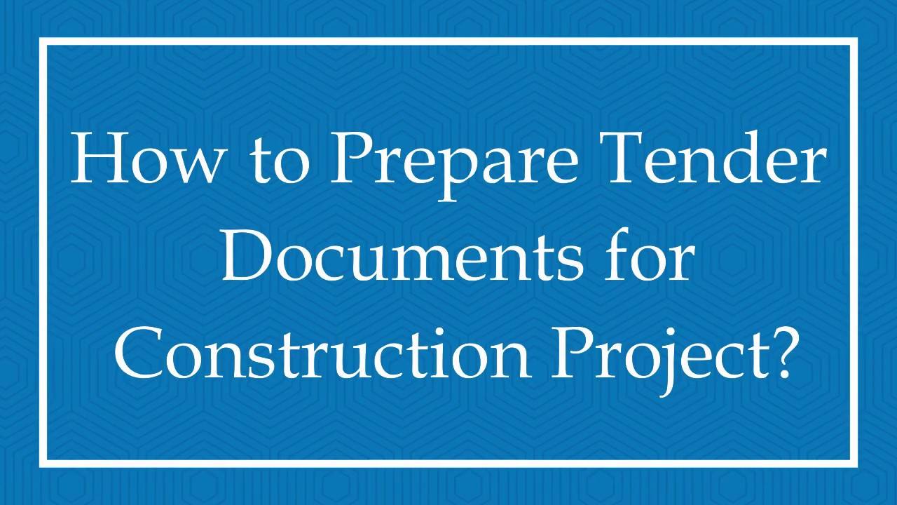 Tendering Process Exploring Steps In Construction 55 Off