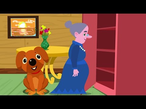 What did Old Mother Hubbard say when she opened her cupboard?